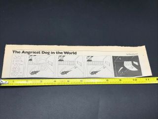 David Lynch Rare 1984 Comic Strip Angriest Dog In The World La Reader Newspaper