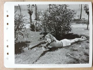 Jean Parker Aims A Rifle Leggy Key Set Portrait Photo 1941 Paramount