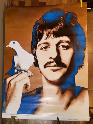 1967 Vintage ' Ringo Starr ' Richard Avedon Poster,  Near,  BEATLES 2