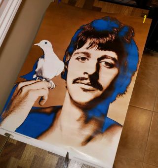 1967 Vintage ' Ringo Starr ' Richard Avedon Poster,  Near,  BEATLES 3