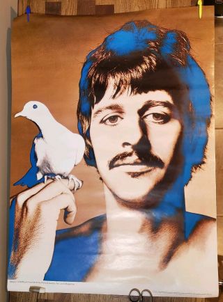 1967 Vintage ' Ringo Starr ' Richard Avedon Poster,  Near,  BEATLES 4