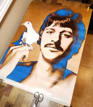 1967 Vintage ' Ringo Starr ' Richard Avedon Poster,  Near,  BEATLES 5