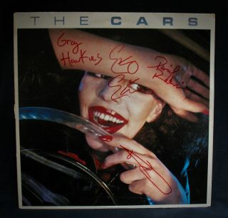 The Cars Autographed Cars Album By Ric Ocasek - Greg Hawkes - David Robinson,  Elliot