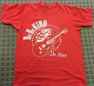Vintage 1970s Bb King On Tour Sas Inc T Shirt