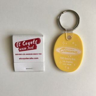Beverly Cinema Keychain - Tarantino Once Upon A Time In Hollywood El Coyote