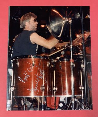 Nazareth Drummer Darrell Sweet Hand Signed 8”x10” Photo Heavy Metal