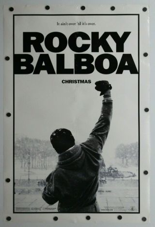 Rocky Balboa 2006 Double Sided Movie Poster 27 " X 40 "