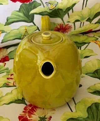 RUSSEL WRIGHT American Modern Steubenville Coffee Pot CHARTREUSE Mid Century 4