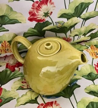 RUSSEL WRIGHT American Modern Steubenville Coffee Pot CHARTREUSE Mid Century 7