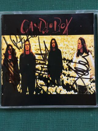 Candlebox Autographed Cd With Backstage Pass Sticker And Ticket Stub