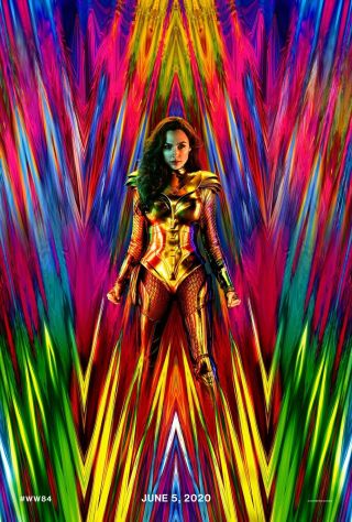 Wonder Woman 1984 2020 Advance Teaser Ds 2 Sided 27x40 " Us Movie Poster