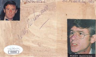 Roddy Mcdowall D 1998 Signed 3x5 Index Card Actor/planet Of The Apes Cc22924