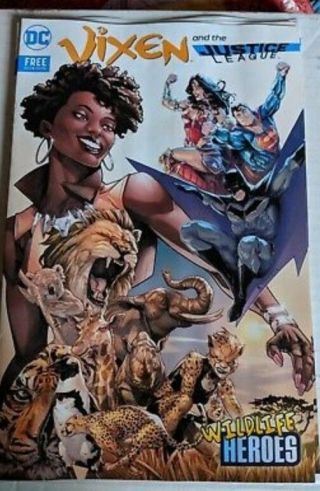 Vixen And The Justice League Sdcc 2018 San Diego Zoo Exclusive Promo Comic