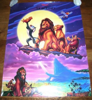 Rare Disney The Lion King Poster,  Movie Poster,  The Walt Disney Company