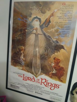 Ralph Bakshi Lord Of The Rings Movie Poster
