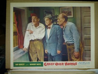 Crazy Over Horses,  Orig 1951 Lc 6 (leo Gorcey,  Huntz Hall,  And The Bowery Boys)