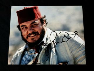 John Rhys - Davies Raiders Of The Lost Ark Signed 8x10 Photograph 1981 W/coa