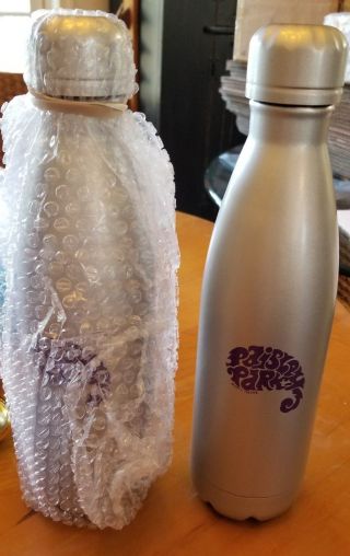 (2) 2018 Prince Paisley Park Love Symbol 17oz Vacuum Flask Waterbottle