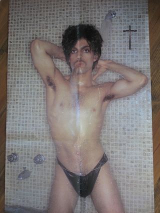 Prince | Rare 1981 Controversy Shower Promo Poster 22 X 33 Ex Cond