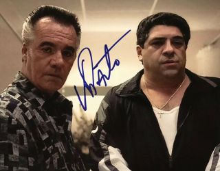 Vincent Pastore Hand Signed 8x10 Photo Sopranos Big Pussy Autographed Authentic