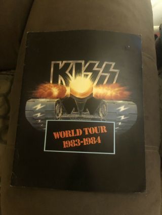 Kiss 83 - 84 Lick It Up International Tour Book