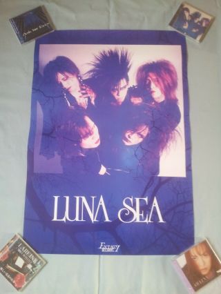 Luna Sea - Extasy Records Poster Rare (visual Kei,  J - Rock)
