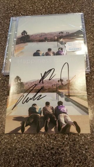 Jonas Brothers Signed Autographed Happiness Begins Cd