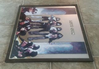 Vintage Kiss Love Gun Music Band Picture Sign Mirror with Metal Frame 8