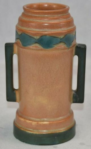 Vintage Roseville Pottery Futura Beer Mug Art Deco Ceramic Vase 381 - 6