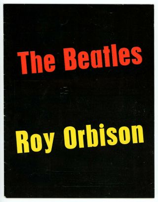 1963 The Beatles / Roy Orbison Tour Program