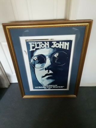 Elton John Vintage Madman Across Poster 1971