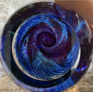 Glass Eye Studio Ges Celestial Series Milky Way Paperweight