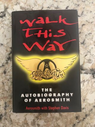 Aerosmith Autographed Signed 1997 Walk This Way Book By The Full Band