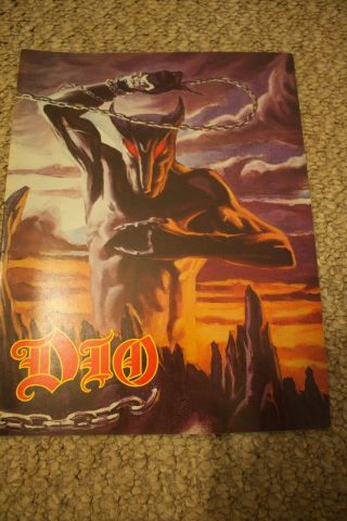 Dio/ Black Sabbath 1983 Holy Diver Tour Book Blackmores Rainbow Elf