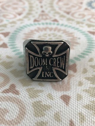 Black Label Society Doom Crew Ring Size 11