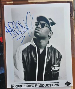 Krs - One Boogie Down Productions Authentic Signed Autograph Photo Very Rare Promo