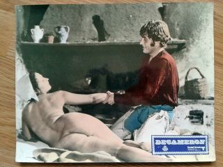 Pier Paolo Pasolini: Il Decameron - Rare German Lobby Card 4 1970 F.  Citti
