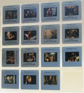 Resident Evil (2002 Milla Jovovich Zombie Horror Classic 15 Rare Slides