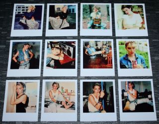 Madonna - Set Of X12 Polaroid Photos - 1983 - Richard Corman - First Album Era