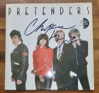 The Pretenders - A Vinyl Disc Cover - Hand Signed By Chrissie - With & Rare