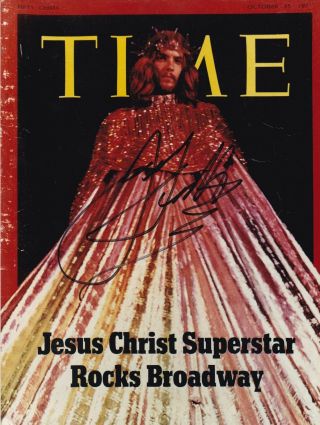 Jeff Fenholt Autographed Signed Jesus Christ Superstar Broadway 8x10 1971 Time