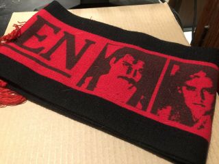 Queen Red And Black Very Rare Large Official Promo Tour Scarf Limited Edition