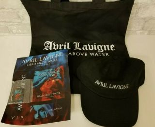 Avril Lavigne Head Above Water Tour Vip Package Tote Bag Hat Keychain Stickers