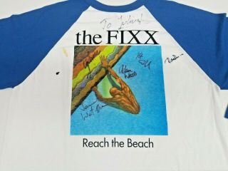 The Fixx Autographed Concert T - Shirt