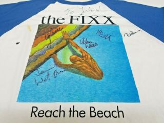 The FIXX Autographed Concert T - Shirt 2