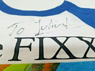 The FIXX Autographed Concert T - Shirt 8