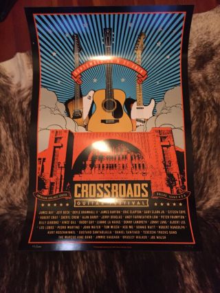 Eric Clapton Crossroads Limited Edition Poster