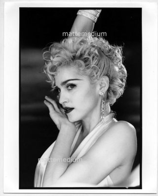 M15d Madonna Vogue Video - Vintage 1990s Black White 8x10 Photo =ritts Fincher=