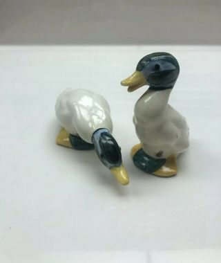 Stangl Duck 3250a/b - Xlnt - Vtg Art Pottery Bird/animal Figurine