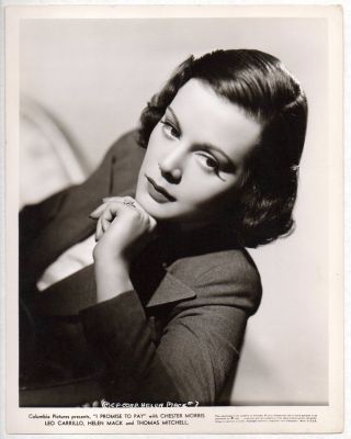Helen Mack 1937 Vintage Orig Photo I Promise To Pay Drama Actress Portrait